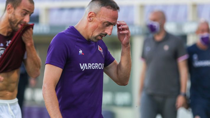 GERMOGLI PH: 19 LUGLIO 2020 FIRENZE STADIO ARTEMIO FRANCHI SERIE A FIORENTINA VS TORINO NELLA FOTO RIBERY GERMOGLI PH: 19 LUGLIO 2020 FIRENZE STADIO ARTEMIO FRANCHI SERIE A FIORENTINA VS TORINO NELLA FOTO RIBERY