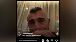 Vidal assiste al funerale del padre e piange a dirotto | VIDEO