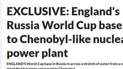 Che bomba dall’Inghilterra: “La Nazionale Inglese in un albergo vicino ad un tratto di acqua radioattivo!”