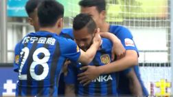 VIDEO / Jiangsu Suning, buona la prima con la “maglia Inter”: golazo di Alex Teixeira
