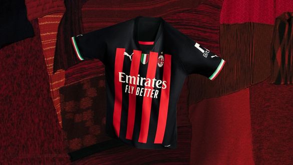 Maglia Milan 2022-23 (credit AC Milan) Maglia Milan 2022-23