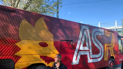 Video – Torino-Roma, l’arrivo del pullman giallorosso allo stadio