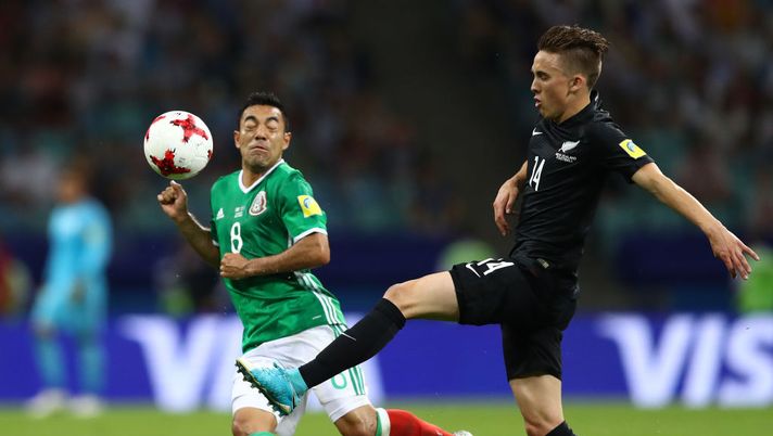 Confederations Cup, Messico-Nuova Zelanda 2-1: Jimenez e Peralta ribaltano la gara  Confederations Cup, Messico-Nuova Zelanda 2-1: Jimenez e Peralta ribaltano la gara