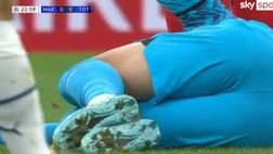 VIDEO/ OM-Tottenham, che botta per Son: esce in stato confusionale