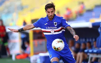  PARMA, ITALY - JULY 19: Nicola Murru of UC Sampdoria in action during the Serie A match between Parma Calcio and UC Sampdoria at Stadio Ennio Tardini on July 19, 2020 in Parma, Italy. (Photo by Marco Luzzani/Getty Images)