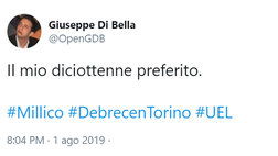 Debrecen-Torino 1-4, le reazioni social: “Millico? Ne sentirete parlare…”