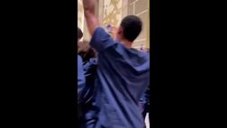 Mondiali, Francia in finale e festa da delirio in albergo | VIDEO