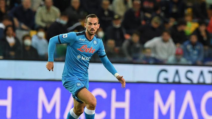 UDINE, ITALY - SEPTEMBER 20: Fabián Ruiz of Napoli during the Serie A match between Udinese Calcio and SSC Napoli at Dacia Arena on September 20, 2021 in Udine, Italy. (Photo by SSC NAPOLI/SSC NAPOLI via Getty Images) 