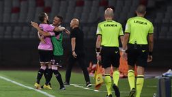Bari-Palermo 1-1: coraggio e sofferenza, a Valente risponde Cheddira. Rosso a Marconi