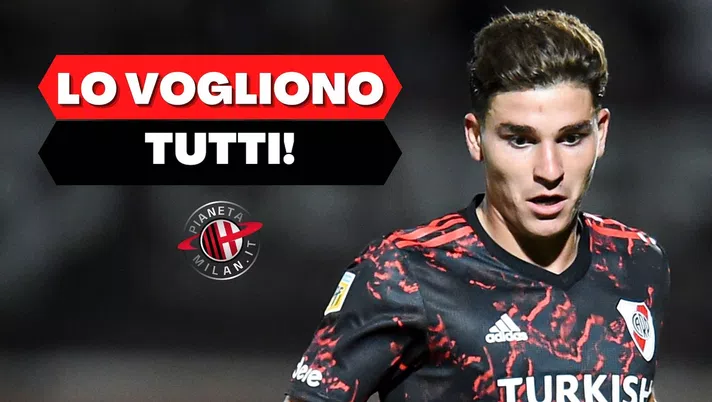 Julián Álvarez River Plate Calciomercato AC Milan