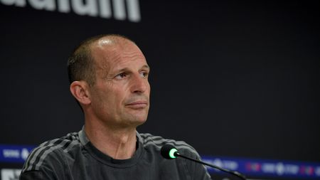 TURIN, ITALY - APRIL 15: Massimiliano Allegri of Juventus during a press conference at Allianz Stadium on April 15, 2022 in Turin, Italy. (Photo by Daniele Badolato - Juventus FC/Juventus FC via Getty Images)