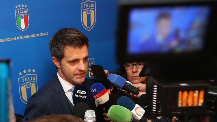 ROME, ITALY - NOVEMBER 19: Nicola Rizzoli of AIA attends the Italian football federation ( FIGC) and Italian Association Referees (AIA) press conference at 'hotel dei Principi' on November 19, 2019 in Rome, Italy. (Photo by Paolo Bruno/Getty Images) ROME, ITALY - NOVEMBER 19: Nicola Rizzoli of AIA attends the Italian football federation ( FIGC) and Italian Association Referees (AIA) press conference at 'hotel dei Principi' on November 19, 2019 in Rome, Italy. (Photo by Paolo Bruno/Getty Images)