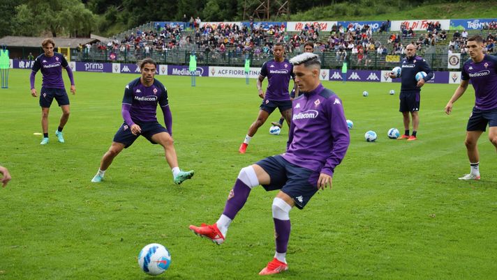 GERMOGLI PH: 17 LUGLIO  2021 MOENA TR RITIRO ESTIVO DELLA FIORENTINA CALCIO PRIMO ALLENAMENTO CON IL MISTER VINCENZO ITALIANO 