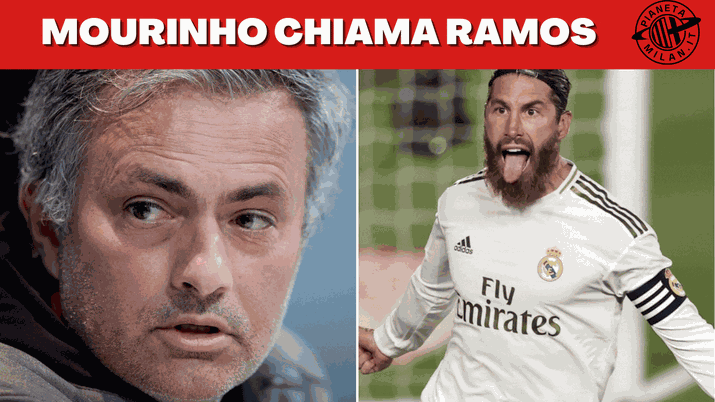 La chiamata di José Mourinho a Sergio Ramos, calciatore accostato anche al Milan (Getty Images) 
