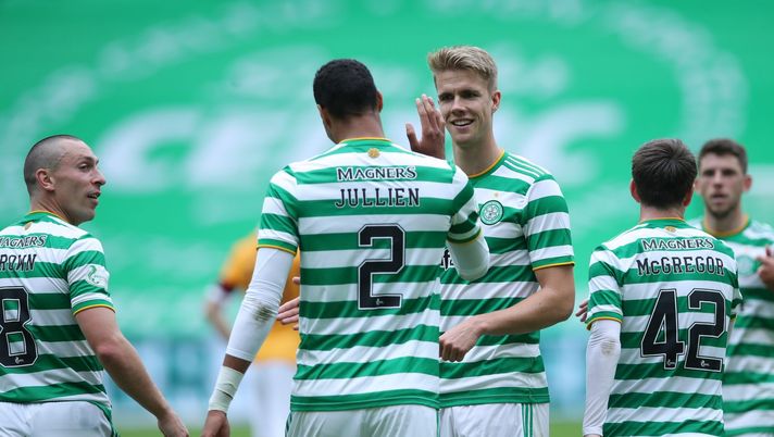 Un'esultanza del Celtic Glasgow nella stagione 2020-2021 (credits: GETTY Images) 