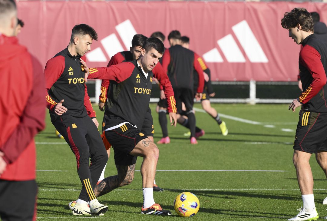 Roma, la ripresa degli allenamenti dopo la trasferta di Riyad – FOTO GALLERY - immagine 21