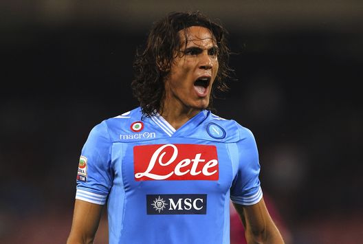  Edinson Cavani(Photo by Marco Luzzani/Getty Images) 