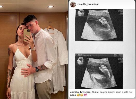 Instagram La compagna di Bastoni condivide l’ecografia: la bimba ha già una somiglianza con il papà - immagine 1