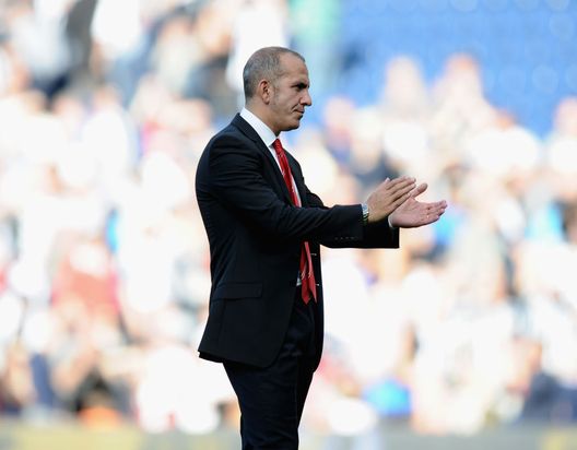 WEST BROMWICH, ENGLAND - SEPTEMBER 21: Paolo Di Canio, manager of Sunderland gestures at the end of the Barclays Premier League match between West Bromwich Albion and Sunderland at The Hawthorns on September 21, 2013 in West Bromwich, England. (Photo by Tony Marshall/Getty Images)