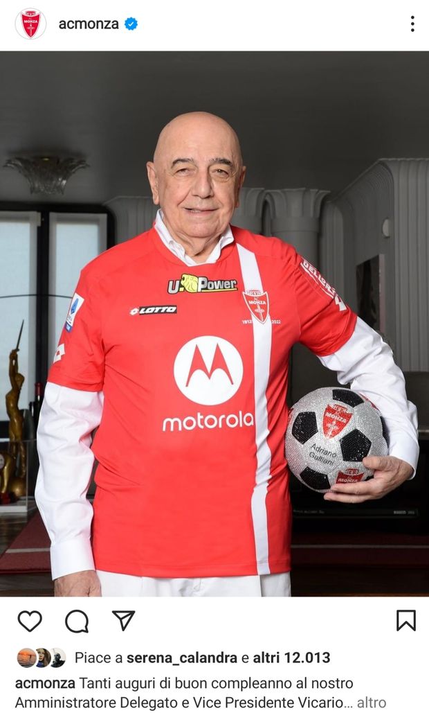 Manita sulla torta di compleanno: Monza, cinque regali ad Adriano Galliani- immagine 2