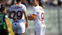Serie A femminile, la Roma vince 3-0 la sfida ad alta quota contro il Sassuolo