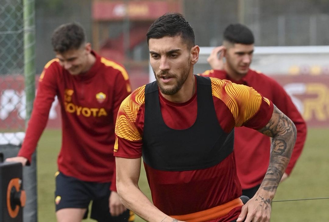 Roma, Pellegrini si allena in gruppo. Dybala a parte – FOTO GALLERY - immagine 19