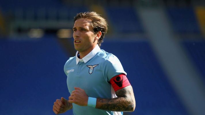 ROME, ITALY - APRIL 23:  Lucas Biglia of SS lazio looks on during the Serie A match between SS Lazio and US Citta di Palermo at Stadio Olimpico on April 23, 2017 in Rome, Italy.  (Photo by Paolo Bruno/Getty Images) 