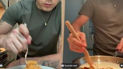 VIDEO / La pasta al sugo del figlio di Beckham fa inorridire i fan italiani