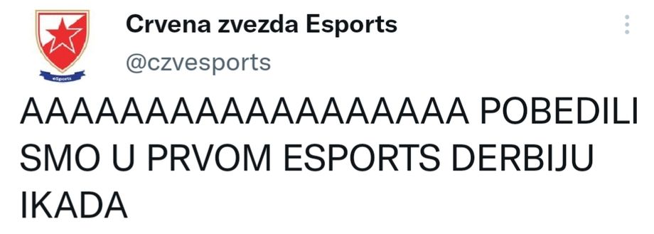 Gioia Stella Rossa: vinto il primo storico derby di Belgrado E-sports- immagine 2