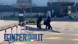 VIDEO FCIN1908 / Inter verso Madrid. Ausilio e Baccin in aeroporto