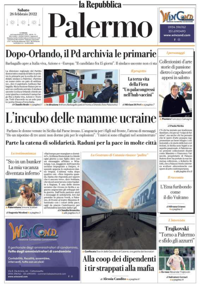 prima pagina