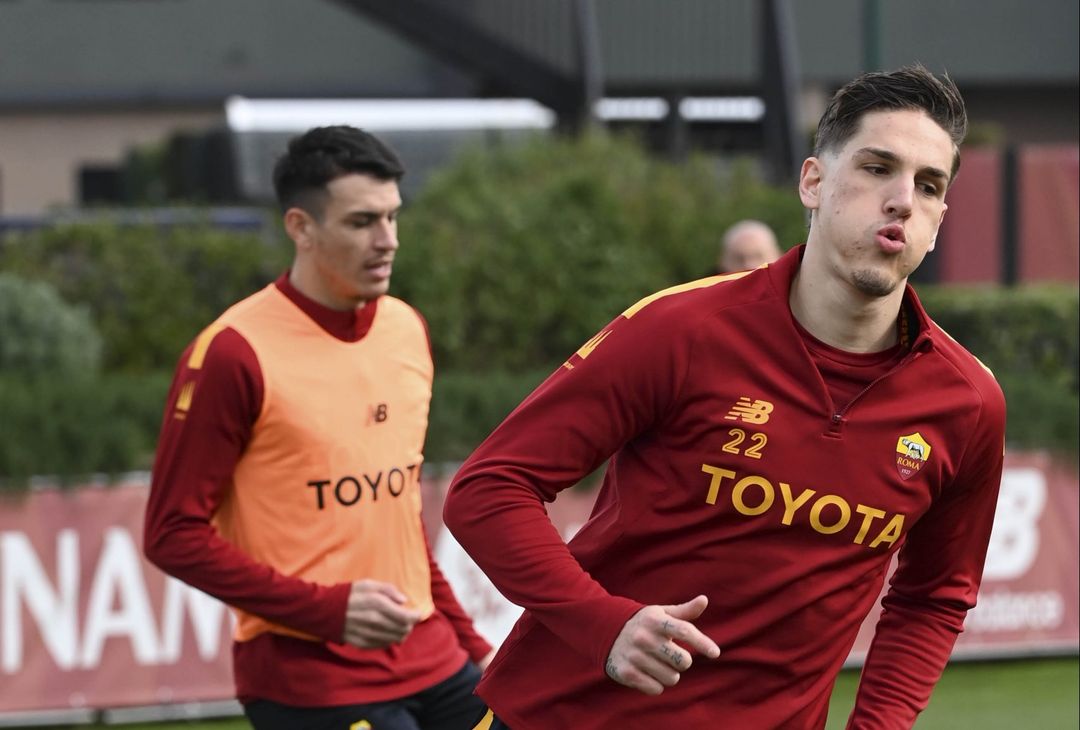 Roma, seduta di allenamento a Trigoria: Wijnaldum in gruppo – FOTO GALLERY - immagine 4