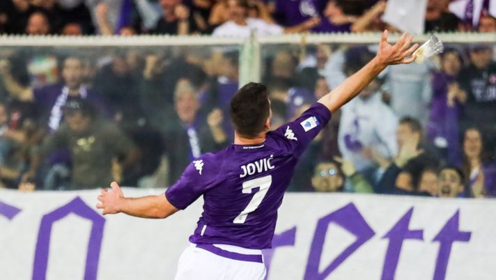GERMOGLI PH: 22 OTTOBRE 2022 FIRENZE STADIO ARTEMIO FRANCHI SERIE A FIORENTINA VS INTER NELLA FOTO ESULTANZA JOVIC Jovic a 360°: “La Fiorentina, i gol, le esultanze e gli obiettivi: vi dico tutto” - immagine 1