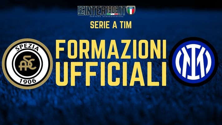 spezia inter formazioni ufficiali