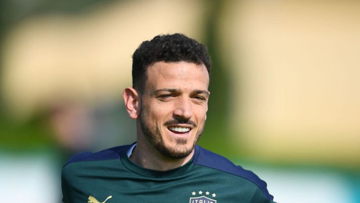 FLORENCE, ITALY - JUNE 09: Alessandro Florenzi of Italy in action during a Italy training session at Centro Tecnico Federale di Coverciano on June 09, 2021 in Florence, Italy. (Photo by Claudio Villa/Getty Images) Milan, le condizioni di Florenzi dopo lo stop in Nazionale: ecco il motivo - immagine 1
