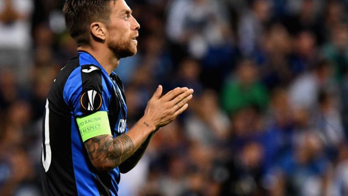 REGGIO NELL'EMILIA, ITALY - SEPTEMBER 14: Alejandro Gómez of Atalanta reacts during the UEFA Europa League group E match between Atalanta and Everton FC at Stadio Citta del Tricolore on September 14, 2017 in Reggio nell'Emilia, Italy. (Photo by Getty Images/Getty Images) Rischia il Papu, novità Murgia, Andrè Silva: sette notizie di formazione per l’8a giornata - immagine 1