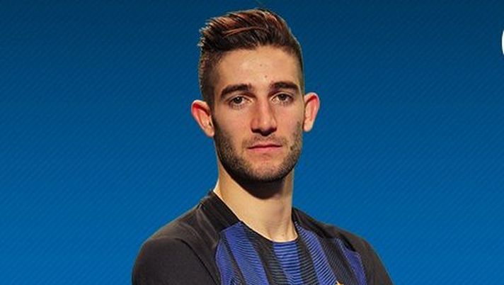 Roberto Gagliardini con la maglia dell'Inter (credits: Official F.C. Inter Twitter account) 