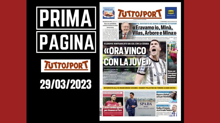 Prima pagina Tuttosport: 'Ora vinco con la Juve'