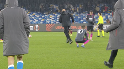 Il tuffo di gioia di Spalletti da applausi (video)