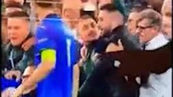 Italia-Spagna: un tifoso invade la festa azzurra e Verratti: “Chi ca**o sei?”
