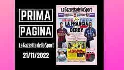 Prima pagina Gazzetta dello Sport: “Francia, Deschamps sceglie Giroud”