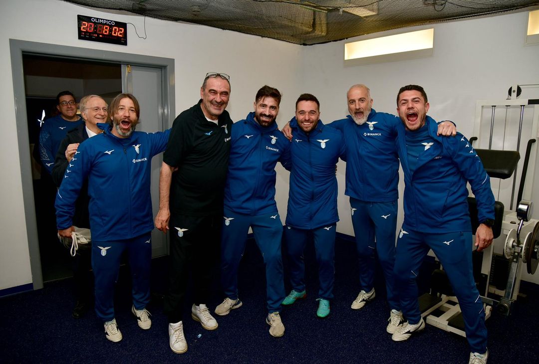 Sarri e lo staff
