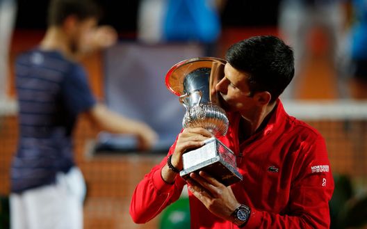 Novak Djokovic vincitore a Roma 2020 Novak Djokovic vincitore a Roma 2020