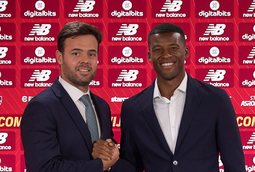 La conferenza stampa di presentazione di Wijnaldum – FOTO GALLERY - immagine 9