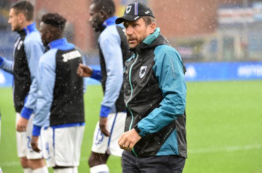 GENOA, ITALY - SEPTEMBER 22: Eusebio Di Francesco head coach of UC Sampdoria during the Serie A match between UC Sampdoria and Torino FC at Stadio Luigi Ferraris on September 22, 2019 in Genoa, Italy. (Photo by Paolo Rattini/Getty Images) GENOA, ITALY - SEPTEMBER 22: Eusebio Di Francesco head coach of UC Sampdoria during the Serie A match between UC Sampdoria and Torino FC at Stadio Luigi Ferraris on September 22, 2019 in Genoa, Italy. (Photo by Paolo Rattini/Getty Images)