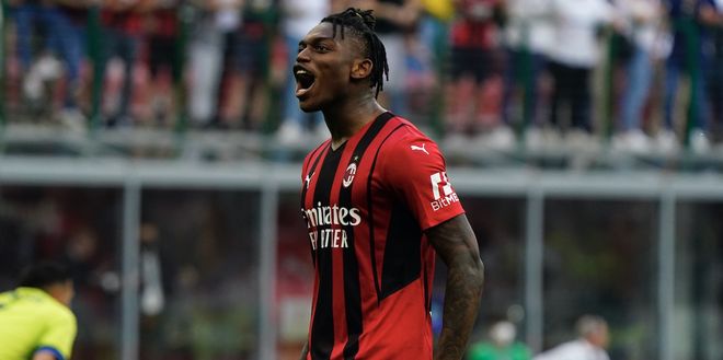 Rafael Leao AC Milan Milan-Atalanta 2-0 Serie A 2021-2022