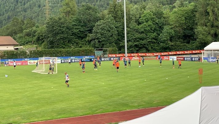 Day 3 Dimaro: Osimhen protagonista della partitella in allenamento 