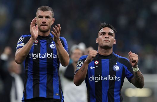 Getty Images Inter Dzeko Lautaro