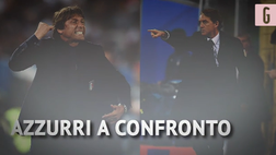 VIDEO Italia, verso Euro 2020: confronto tra Roberto Mancini e Antonio Conte, i numeri…