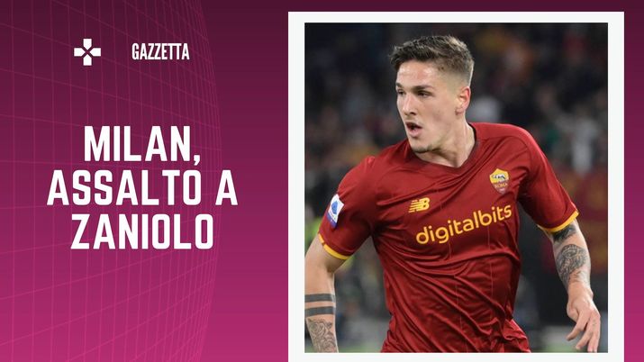 Nicolò Zaniolo AS Roma Calciomercato AC Milan